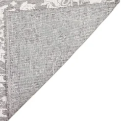 Kirkland's Home Irene Gray Daffodil Outdoor Area Rug, 4X7- Outdoor Rugs