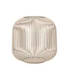 Kirkland's Home Irma Beige Steel Large Open Rods Lantern- Lanterns