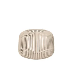 Kirkland's Home Irma Beige Steel Small Open Rods Lantern- Lanterns