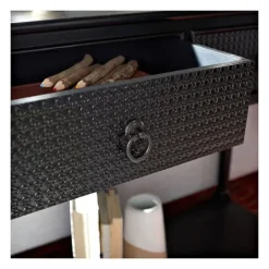 Kirkland's Home Irma Textured Drawers Console Table- Console Tables