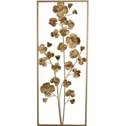 Kirkland's Home Iron Flowers Wall Plaque- Wall Plaques