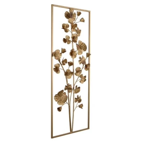 Kirkland's Home Iron Flowers Wall Plaque- Wall Plaques