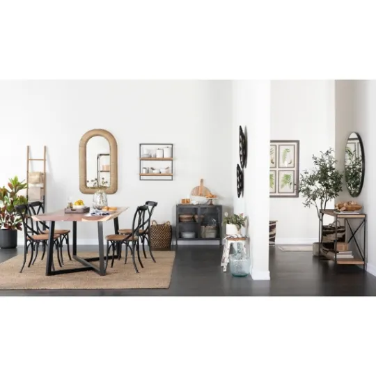 Kirkland's Home Iron X-Panel Cabinet- Cabinets & Sideboards