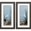 Kirkland's Home Island Egret Framed Art Prints, Set Of 2- Framed Art