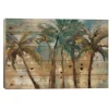 Kirkland's Home Island Morning Palms Wood Art Print- Wall Plaques