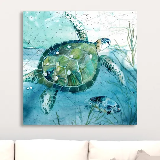 Kirkland's Home Island Swim I Giclee Canvas Art Print- Canvas Art