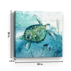 Kirkland's Home Island Swim I Giclee Canvas Art Print- Canvas Art