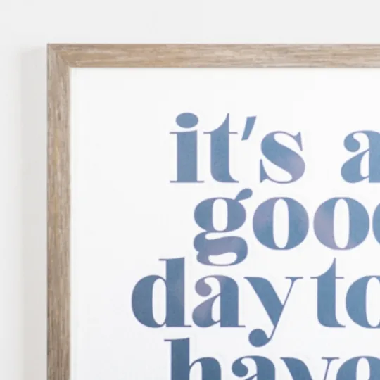 Kirkland's Home It'S A Good Day Framed Canvas Plaque- Wall Quotes & Signs