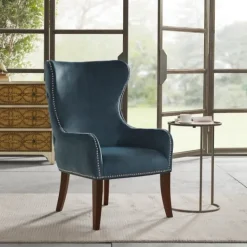 Kirkland's Home Ivey Button Tufted Accent Chair- Accent Chairs