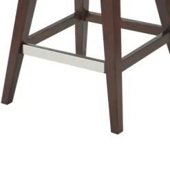 Kirkland's Home Ivey High Wingback Swivel Counter Stool- Bar Stools & Counter Height Stools