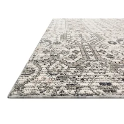 Kirkland's Home Ivory And Gray Column Outdoor Area Rug, 5X7- Outdoor Rugs