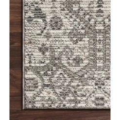 Kirkland's Home Ivory And Gray Column Outdoor Area Rug, 5X7- Outdoor Rugs