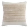 Kirkland's Home Ivory Border Natural Close Woven Jute Pillow- Pillows