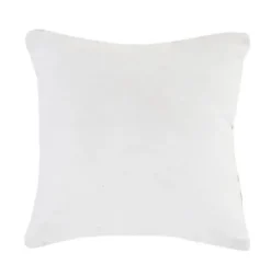 Kirkland's Home Ivory Border Natural Close Woven Jute Pillow- Pillows