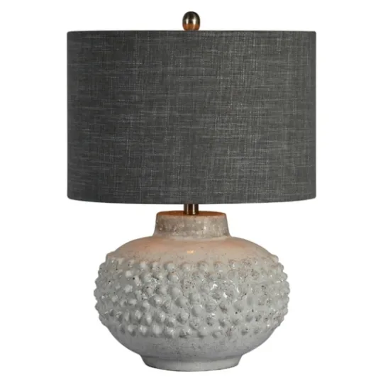 Kirkland's Home Ivory Hobnail Table Lamp- Table Lamps
