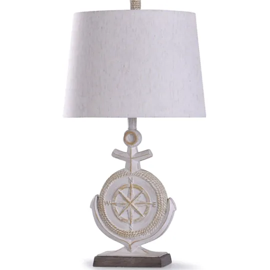 Kirkland's Home Ivory Nautical Anchor Table Lamp- Table Lamps