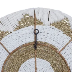 Kirkland's Home Ivory Woven Cotton Round 3-Pc. Wall Decoration- Wall Plaques