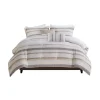 Kirkland's Home Jacquard Stripe 5-Pc. Cali King Comforter Set- Comforters