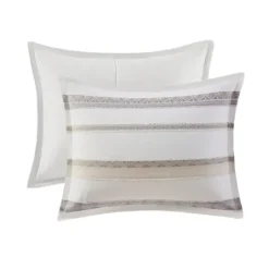 Kirkland's Home Jacquard Stripe 5-Pc. Cali King Comforter Set- Comforters