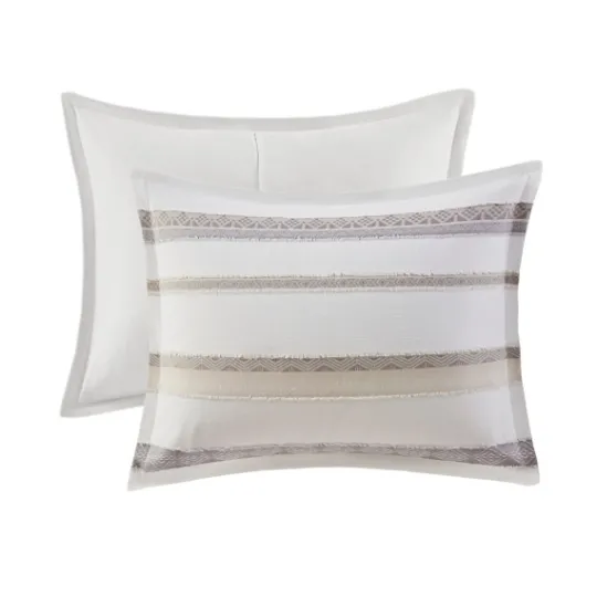 Kirkland's Home Jacquard Stripe 5-Pc. Cali King Comforter Set- Comforters