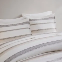 Kirkland's Home Jacquard Stripe 5-Pc. Cali King Comforter Set- Comforters