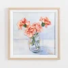 Kirkland's Home January Carnation Framed Art Print- Framed Art
