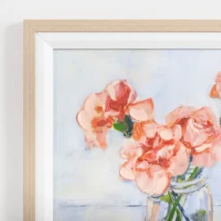 Kirkland's Home January Carnation Framed Art Print- Framed Art
