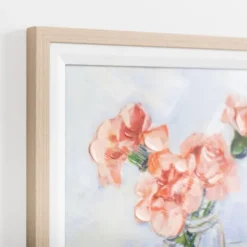 Kirkland's Home January Carnation Framed Art Print- Framed Art