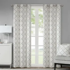 Kirkland's Home Jax Cotton Curtain Panel Set, 63 In.- Curtains & Drapes