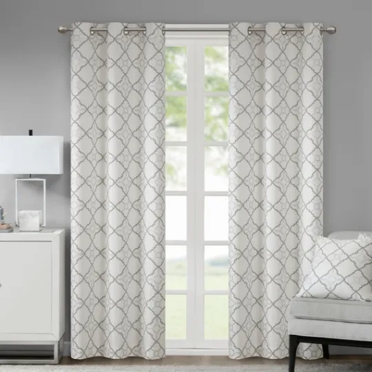 Kirkland's Home Jax Cotton Curtain Panel Set, 63 In.- Curtains & Drapes