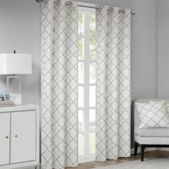 Kirkland's Home Jax Cotton Curtain Panel Set, 63 In.- Curtains & Drapes
