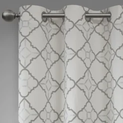 Kirkland's Home Jax Cotton Curtain Panel Set, 63 In.- Curtains & Drapes