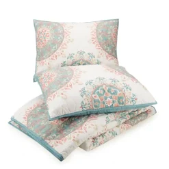 Kirkland's Home Jessica Simpson Blue Pompeii Queen Quilt Set- Quilts
