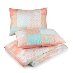 Kirkland's Home Jessica Simpson Coral Ikigai King Quilt Set- Quilts