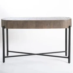 Kirkland's Home Jodi Mango Wood Console Table- Console Tables