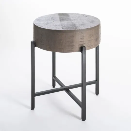Kirkland's Home Jodi Mango Wood Side Table- Accent & End Tables