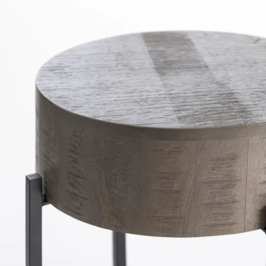 Kirkland's Home Jodi Mango Wood Side Table- Accent & End Tables