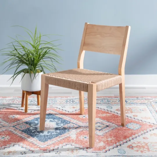 Kirkland's Home Judith Natural Woven Rope Dining Chairs, Set Of 2- Dining Chairs