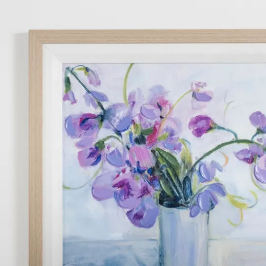 Kirkland's Home July Larkspur Framed Art Print- Framed Art
