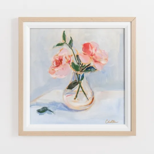 Kirkland's Home June Roses Framed Art Print- Framed Art