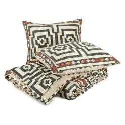 Kirkland's Home Justina Blakeney Black Hypnotic Queen Quilt Set- Quilts