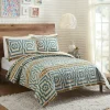 Kirkland's Home Justina Blakeney Blue Hypnotic King Quilt Set- Quilts