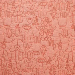 Kirkland's Home Justina Blakeney Blush Hamsa King Quilt Set- Quilts