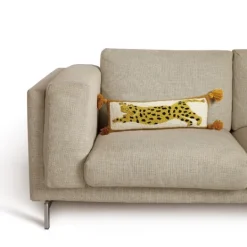 Kirkland's Home Justina Blakeney Cheetah Wool Lumbar Pillow- Pillows
