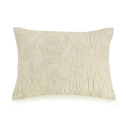 Kirkland's Home Justina Blakeney Natural Hamsa King Quilt Set- Quilts