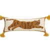 Kirkland's Home Justina Blakeney Tiger Wool Lumbar Pillow- Pillows