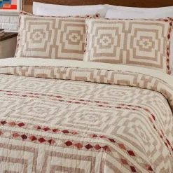 Kirkland's Home Justina Blakeney Yellow Hypnotic Queen Quilt Set- Quilts