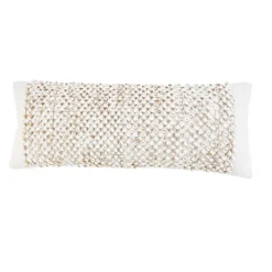 Kirkland's Home Jute Hand Knotted Lumbar Pillow- Pillows