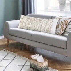 Kirkland's Home Jute Hand Knotted Lumbar Pillow- Pillows