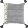 Kirkland's Home Kantha Stitch Recycled Throw Pillow- Pillows
